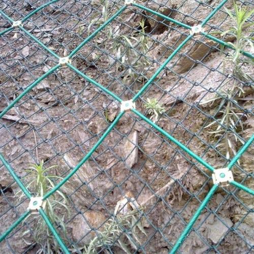 绿化植草铁丝网 山坡喷浆挂网 等铁丝网产品所属分类:勾花网/镀锌勾花